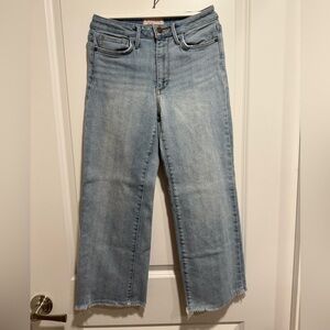 BCBGeneration Blue Flare Wide Leg Jeans
